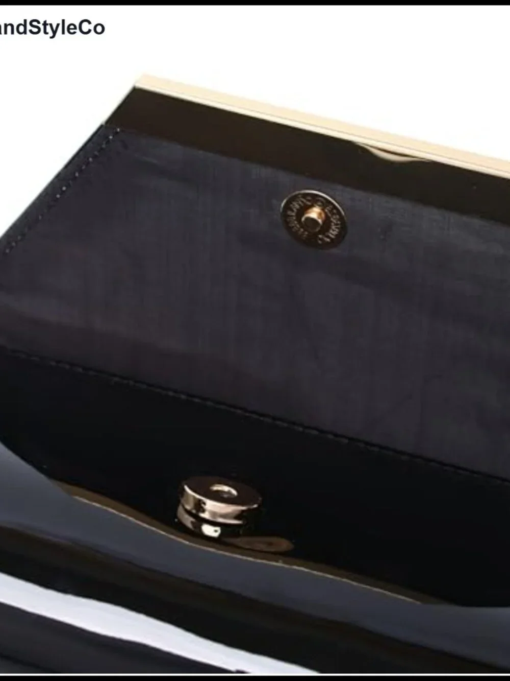 Elegant Patent Leather Clutch Purse for Women